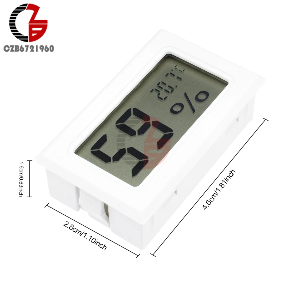 DC 3V Mini Digital Humidity Temperature Meter Monitor Thermometer Hygrometer Weatherglass Humidometer for Indoor Weather Sation
DC 3V Mini Digital Humidity Temperature Meter Monitor Thermometer Hygrometer Weatherglass Humidometer for Indoor Weather Sation