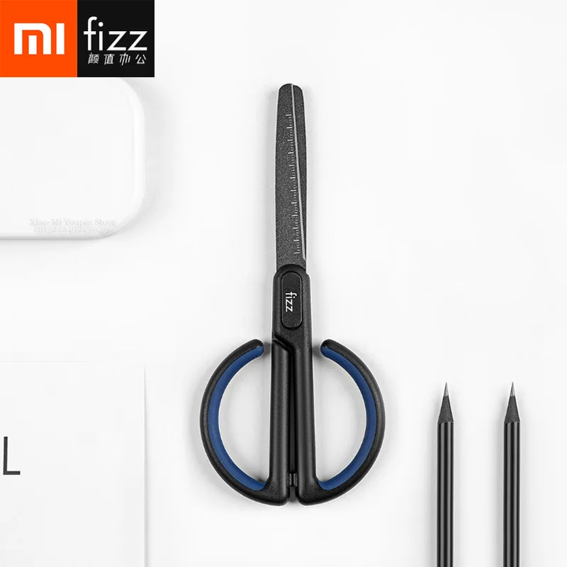 Xiaomi Youpin Fizz Teflon Scissors Scale Mark Safe Rounded Cutter Head Fluorine Coating Process Office Stationery Scissors
Xiaomi Youpin Fizz Teflon Scissors Scale Mark Safe Rounded Cutter Head Fluorine Coating Process Office Stationery Scissors