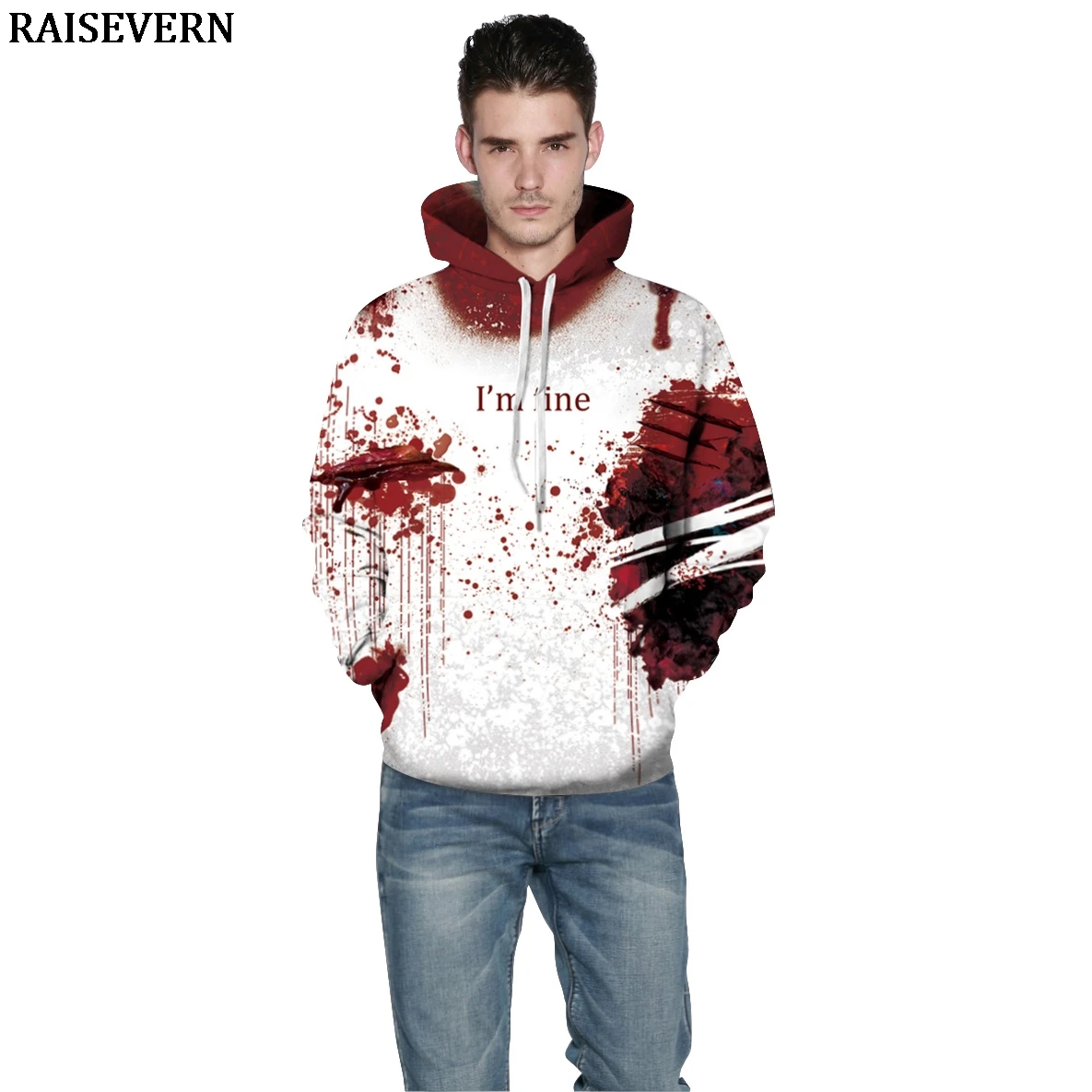 Halloween Blood Hoodies Sweatshirts Women Men I'M FINE Letter Print Jacket Coat Crop Hoodie Jumper Tracksuit Pullover Sweatshirt
Halloween Blood Hoodies Sweatshirts Women Men I'M FINE Letter Print Jacket Coat Crop Hoodie Jumper Tracksuit Pullover Sweatshirt