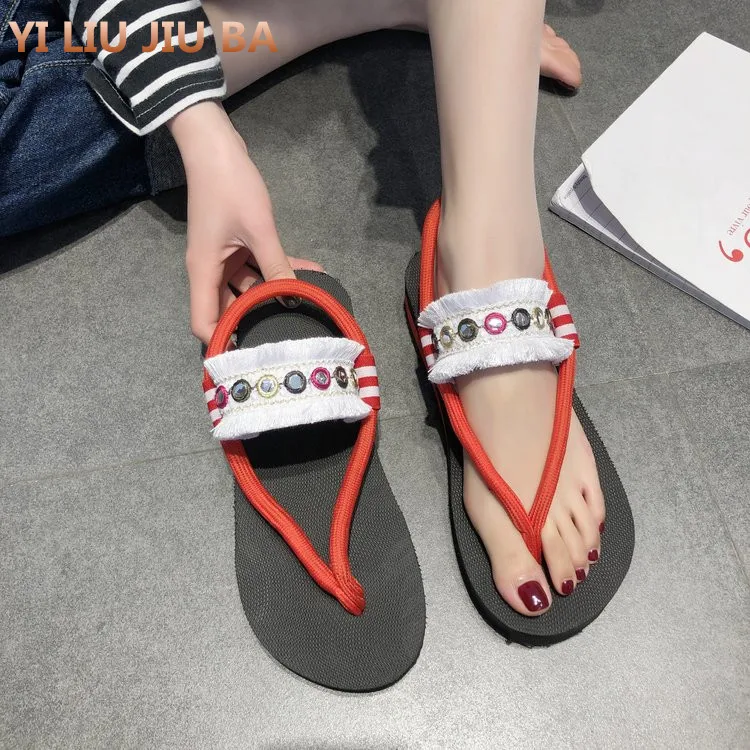 Summer sandals flats Women shoes Non-slip Shoes Woman Outdoor Bohemia Slippers casual flip flops Sandals Plus size 35-40 *052
Summer sandals flats Women shoes Non-slip Shoes Woman Outdoor Bohemia Slippers casual flip flops Sandals Plus size 35-40 *052
