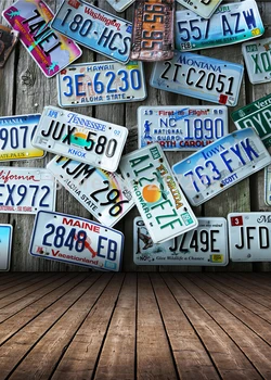Art Fabric Photography License Plate Backdrop Wood Floor Custom Photo Prop backgrounds 5ftX7ft D-2190
Art Fabric Photography License Plate Backdrop Wood Floor Custom Photo Prop backgrounds 5ftX7ft D-2190