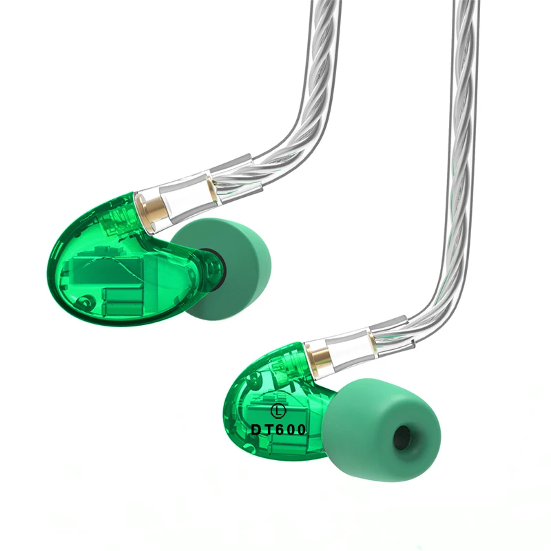 

NICEHCK DT600 6BA Drive Unit In Ear Earphone 6 Balanced Armature Detachable Detach MMCX Cable HIFI Monitor Earphone DT500 DT300