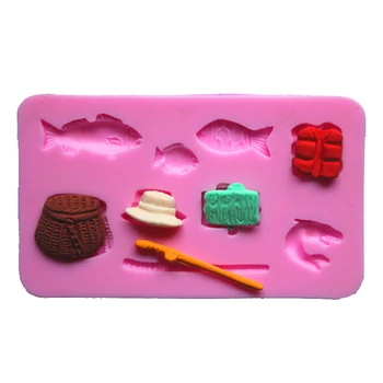 Free Shipping Fishing Tools Cooking Tools Wedding Decoration Silicone Mold Baking Fondant Sugar Craft Molds Diy Cake Cake
Free Shipping Fishing Tools Cooking Tools Wedding Decoration Silicone Mold Baking Fondant Sugar Craft Molds Diy Cake Cake