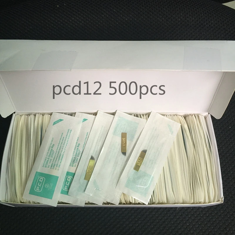 500pc PCD 12 pin permanent makeup manual eyebrow embroidery needle tattoo needle blade microblading tattoo pen machine 12pin
500pc PCD 12 pin permanent makeup manual eyebrow embroidery needle tattoo needle blade microblading tattoo pen machine 12pin