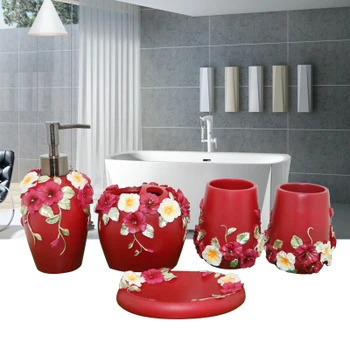 China resin bathroom set of five pieces wash set bathroom dental set kit bathroom set accessories home Decorative wedding gifts
China resin bathroom set of five pieces wash set bathroom dental set kit bathroom set accessories home Decorative wedding gifts