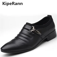 Zapatos KipeRann para hombre, zapatos de alta calidad, zapatos de boda de marca Oxford, zapatos puntiagudos, nuevos zapatos latinos 2018(China)