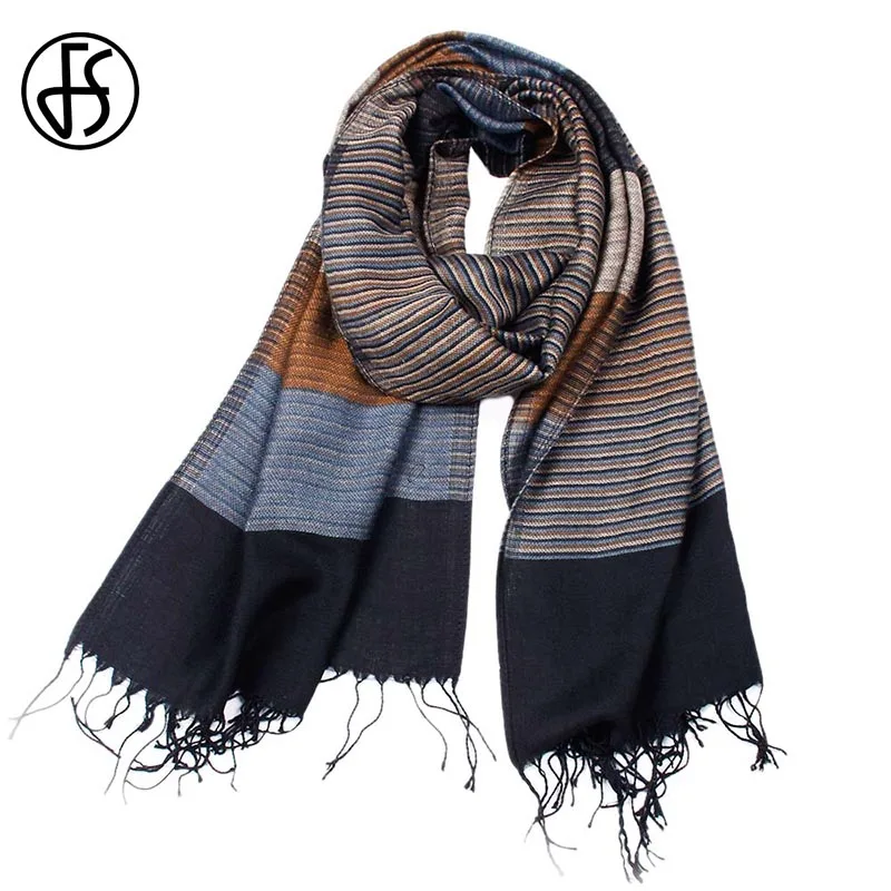 FS Winter Warm Striped Scarves Acylic Blanket Scarf Men Luxury Designer Tassels Wrap Shawl Long Pashmina Echarpe Homme Fantaisie
FS Winter Warm Striped Scarves Acylic Blanket Scarf Men Luxury Designer Tassels Wrap Shawl Long Pashmina Echarpe Homme Fantaisie