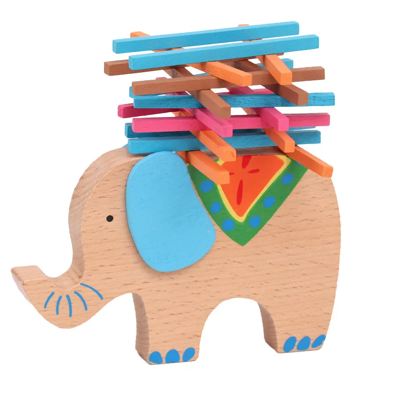 Creative Wooden Stick Elephant Balance Game Math Toys Cute Cartoon Animal Baby Educational Learning Montessori Toy for Children
Creative Wooden Stick Elephant Balance Game Math Toys Cute Cartoon Animal Baby Educational Learning Montessori Toy for Children