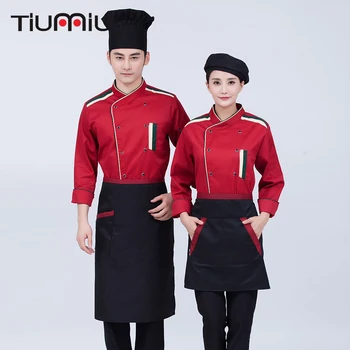 2018 New Summer Food Service Chef Uniforms Long Sleeve Double Breasted Restaurant Cook Work Wear Hotel Waiter Tops Jackets XXXL
2018 New Summer Food Service Chef Uniforms Long Sleeve Double Breasted Restaurant Cook Work Wear Hotel Waiter Tops Jackets XXXL