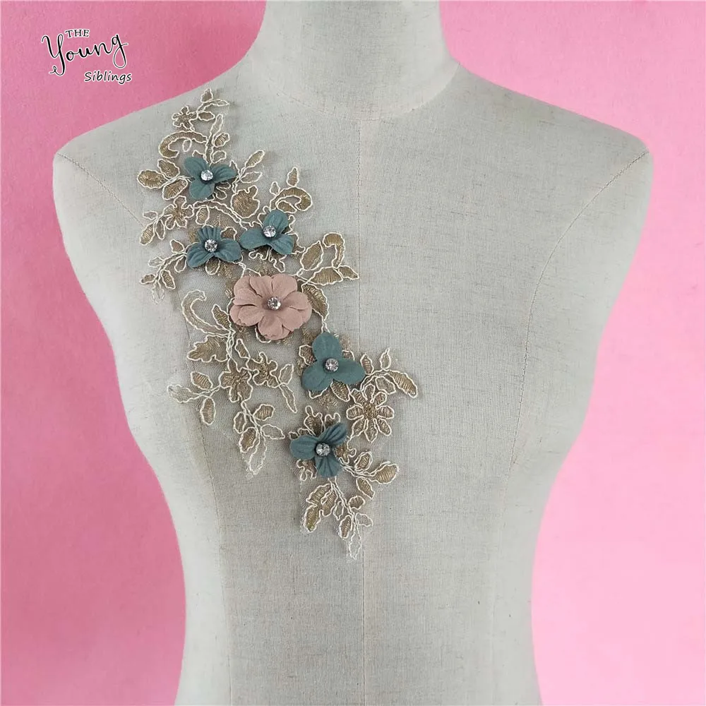 Faux Diamond Gold Embroidered Fabric High quality Lace Collar Sewing Craft Applique Neckline DIY Clothing Accessories YL1181
Faux Diamond Gold Embroidered Fabric High quality Lace Collar Sewing Craft Applique Neckline DIY Clothing Accessories YL1181