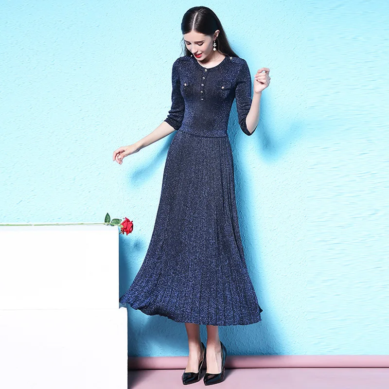 Women's starlight dress long knitted dress 2018 autumn new stylish bottoming knitting dress female nw18c2760
Women's starlight dress long knitted dress 2018 autumn new stylish bottoming knitting dress female nw18c2760