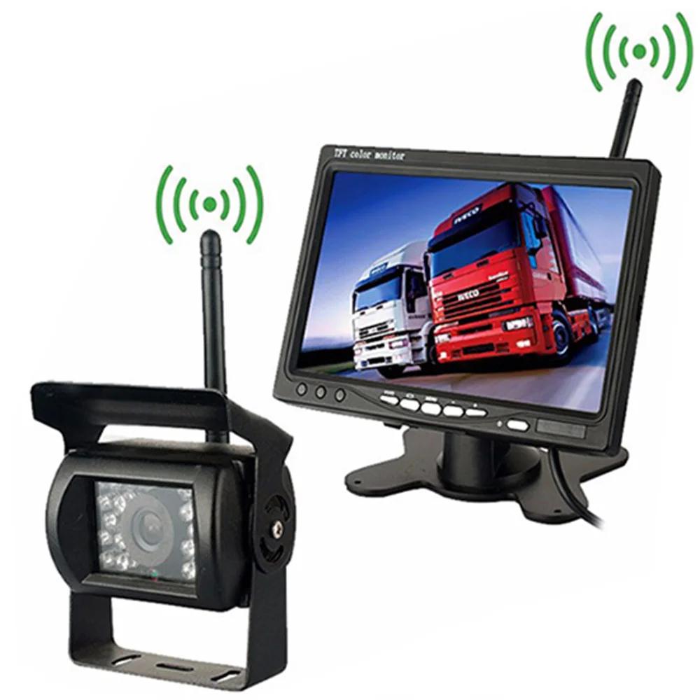 18 LED Reverse Camera 4-pin 7" TFT LCD Folding Truck Bus Parking Assistance Monitors S DC 12V/24V Folding Car Monitors
18 LED Reverse Camera 4-pin 7" TFT LCD Folding Truck Bus Parking Assistance Monitors S DC 12V/24V Folding Car Monitors