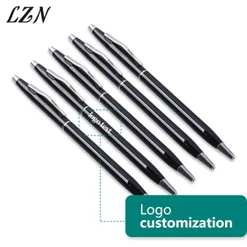 LZN Free Customlized Name/Date/Text for Your Wedding with Rotating Black Silver Metal Ballpoint Pen as Exquisite Gifts for Guest
LZN Free Customlized Name/Date/Text for Your Wedding with Rotating Black Silver Metal Ballpoint Pen as Exquisite Gifts for Guest