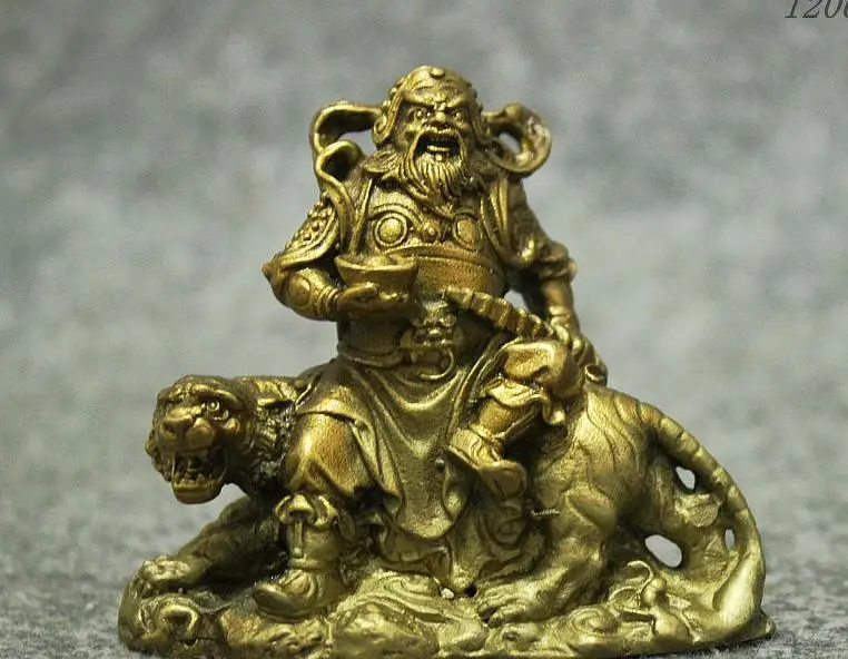 671115493++++Chinese Brass Warrior Wealth Mammon God Zhao GongMing Ride Tiger Statue Figurine
671115493++++Chinese Brass Warrior Wealth Mammon God Zhao GongMing Ride Tiger Statue Figurine