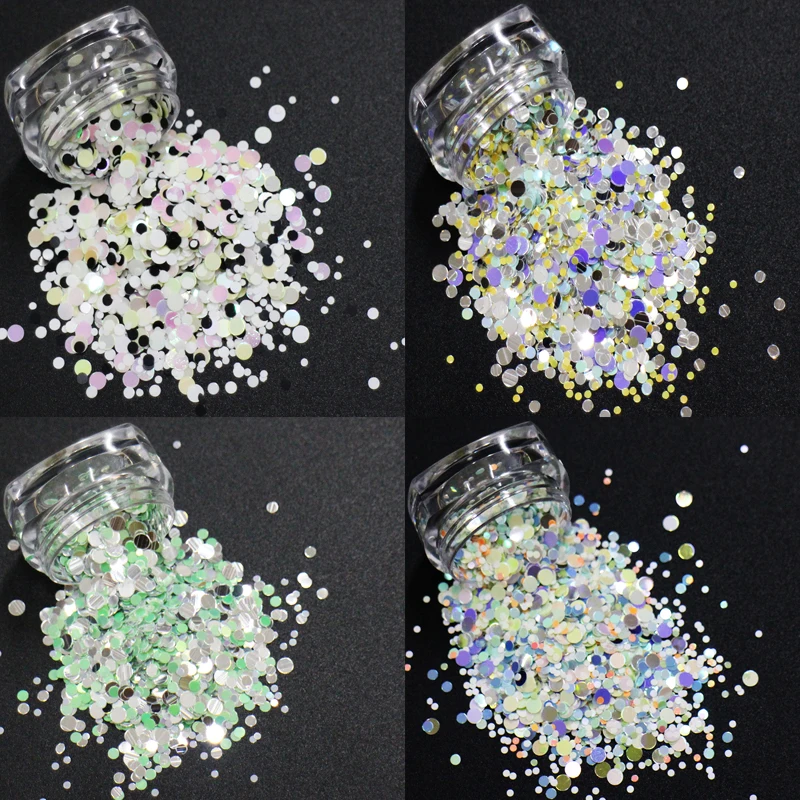 4 Choices! Mix Sizes Rounds Shapes Iridescent Sequins, Candy Colors Shining Slices 3D Nail Art Glitters Paillettes
4 Choices! Mix Sizes Rounds Shapes Iridescent Sequins, Candy Colors Shining Slices 3D Nail Art Glitters Paillettes