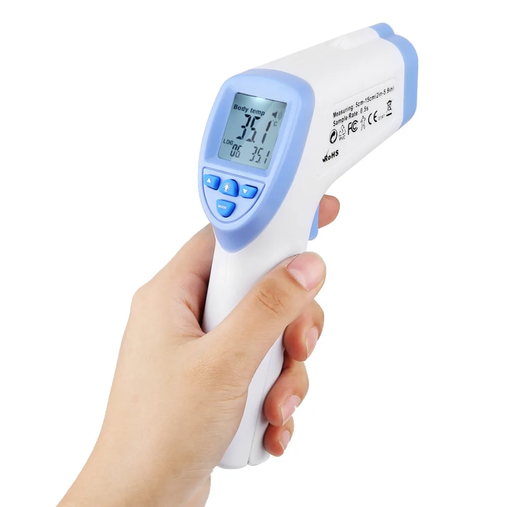 

DT-8836 Infrared IR Thermometer Handhold Non-contact thermo meter Digital LCD Temperature Controller Tester meter (10~40 Degree)