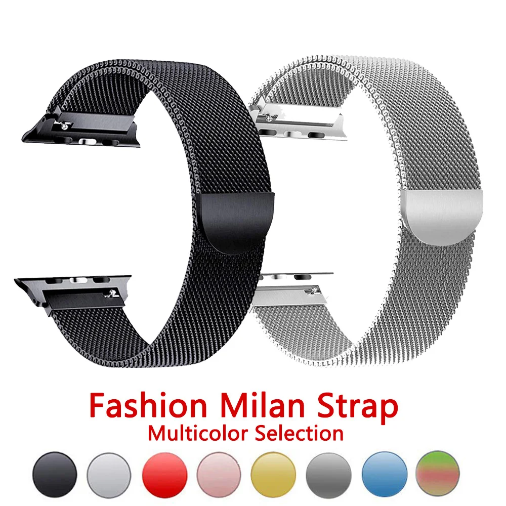 Milanese loop strap for apple watch band 42mm/38mm/44mm/40mm Stainless Steel metal Bracelet watchband for iwatch 4/3/2/1
Milanese loop strap for apple watch band 42mm/38mm/44mm/40mm Stainless Steel metal Bracelet watchband for iwatch 4/3/2/1