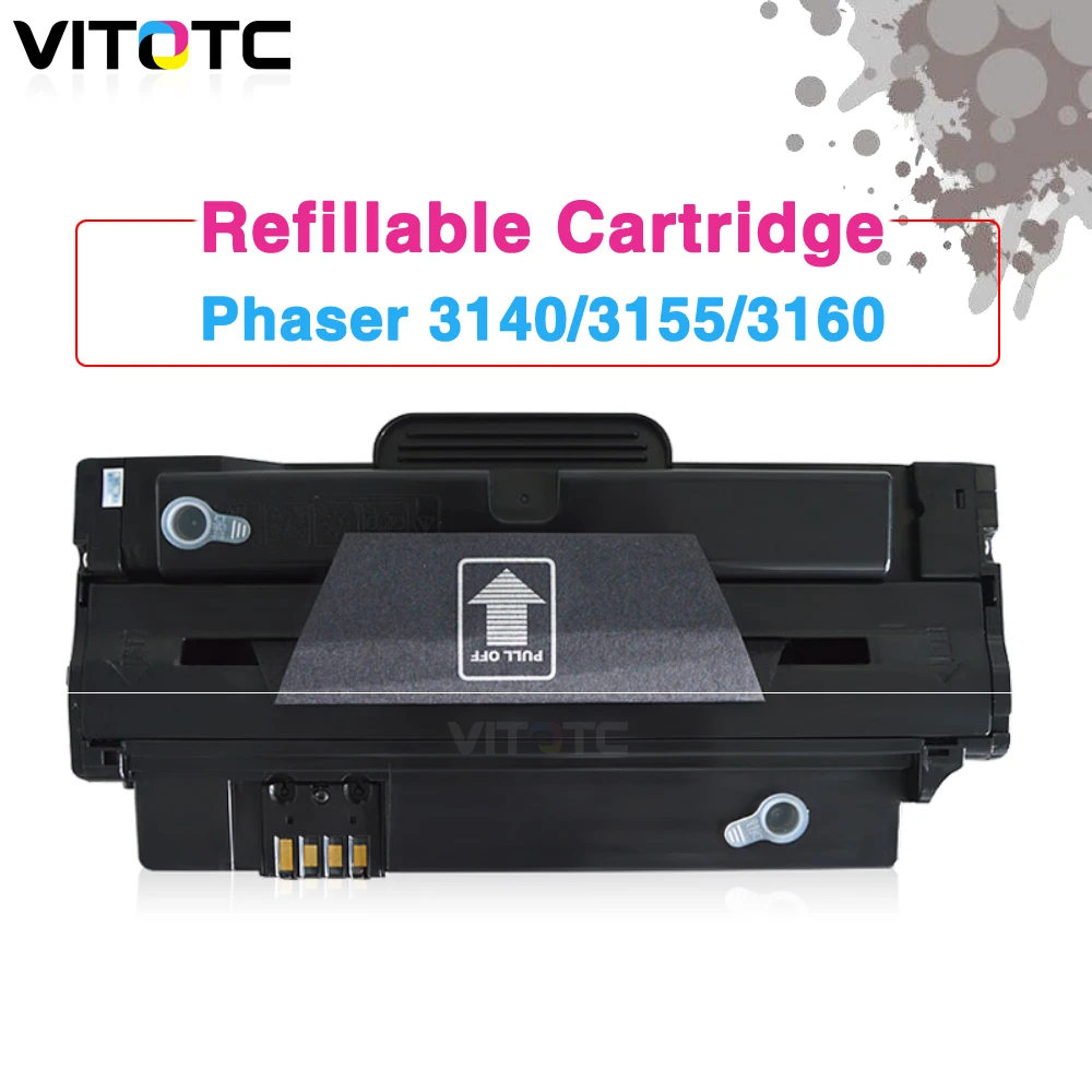 3140 3155 Toner Cartridge Compatible For Xerox Phaser 3140 3155 3160 3155N 3160N Refillable Cartridge Chips 108R00909 CWAA0805
3140 3155 Toner Cartridge Compatible For Xerox Phaser 3140 3155 3160 3155N 3160N Refillable Cartridge Chips 108R00909 CWAA0805