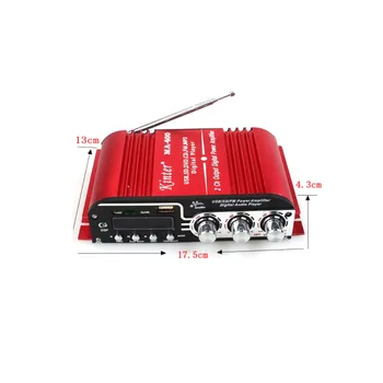 kaolanhon MA400USB power amplifier FM radio audio car amplifier car audio 12V amplifier mini power amplifier
kaolanhon MA400USB power amplifier FM radio audio car amplifier car audio 12V amplifier mini power amplifier