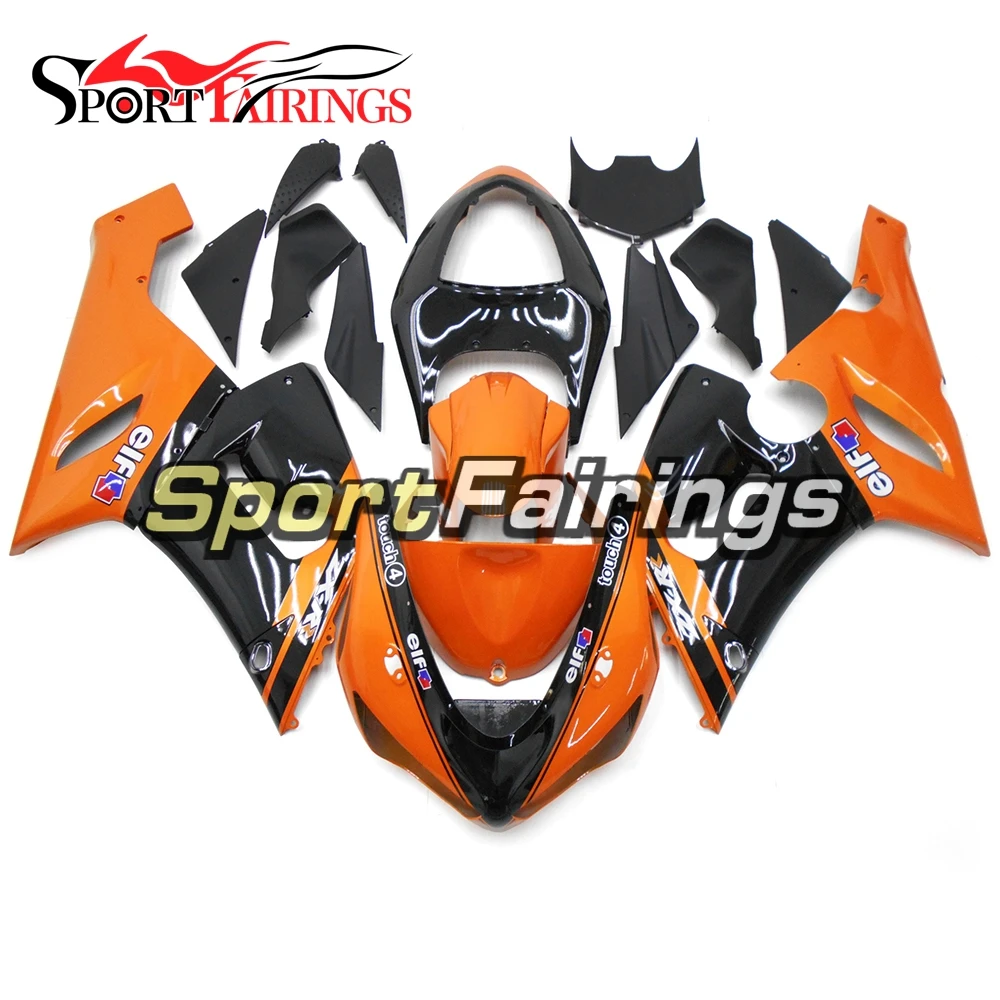 Motorcycle Fairings for Kawasaki ZX6R 636 2005 2006 05 06 Cowlings Body Frames Injection ABS Plastic Carenes Orange Black Covers
Motorcycle Fairings for Kawasaki ZX6R 636 2005 2006 05 06 Cowlings Body Frames Injection ABS Plastic Carenes Orange Black Covers