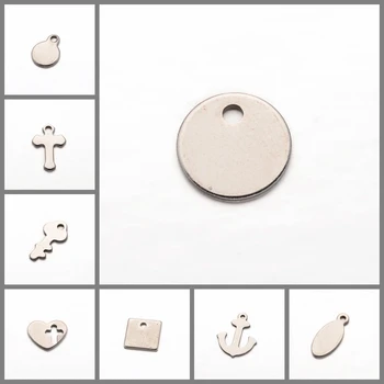 304 Stainless Steel Metal Jewelry Pendants Charms Blank Stamping Tags Oval Round Fish Key Heart Square Lock Cross
304 Stainless Steel Metal Jewelry Pendants Charms Blank Stamping Tags Oval Round Fish Key Heart Square Lock Cross