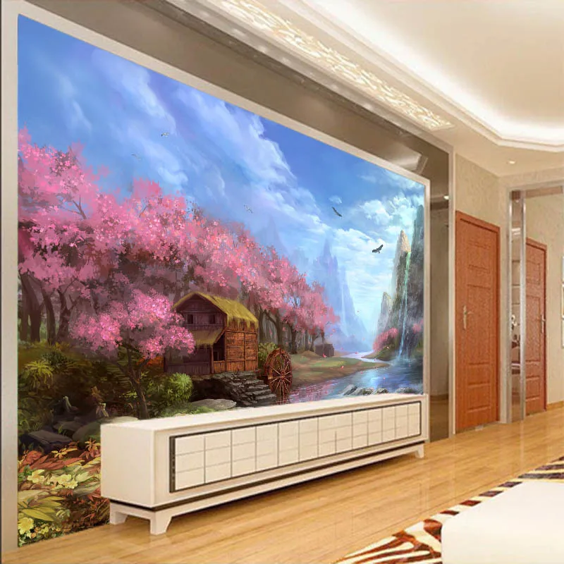 Can be customized large mural 3D chinese style background wallpaper European-style hand-painted oil painting with retro and nost
Can be customized large mural 3D chinese style background wallpaper European-style hand-painted oil painting with retro and nost