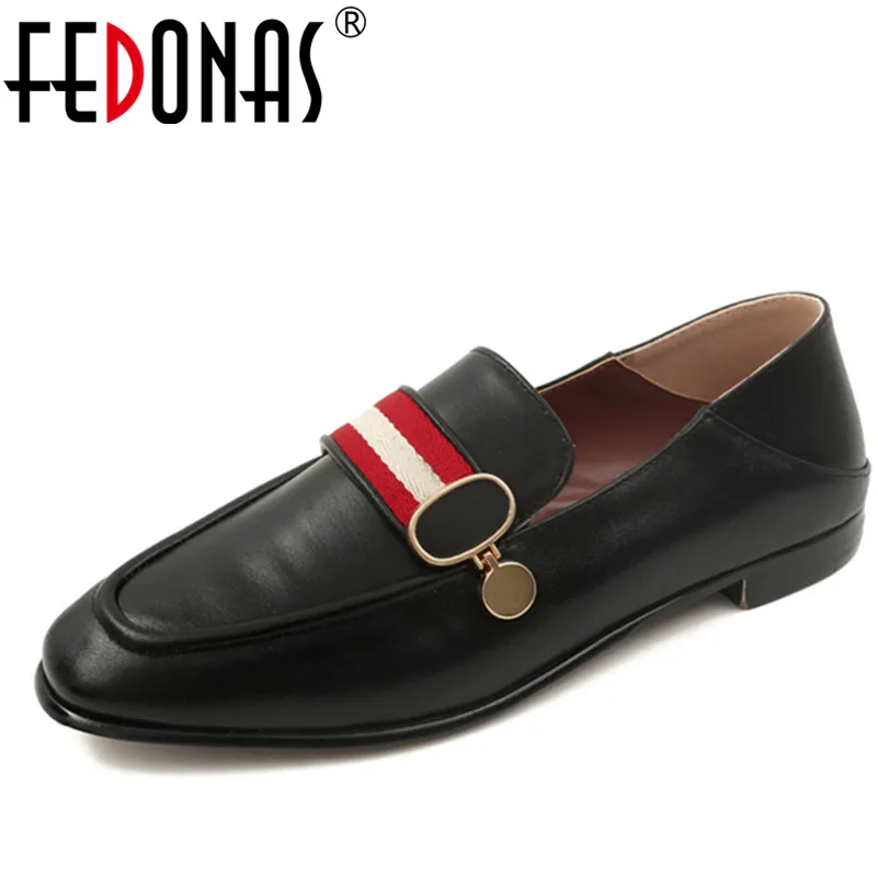 FEDONAS Fashion Women Flats Casual Loafers Genuine Leather Flats Shoes Slip on Female Shoes Comfortable Ballet Women Flats
FEDONAS Fashion Women Flats Casual Loafers Genuine Leather Flats Shoes Slip on Female Shoes Comfortable Ballet Women Flats