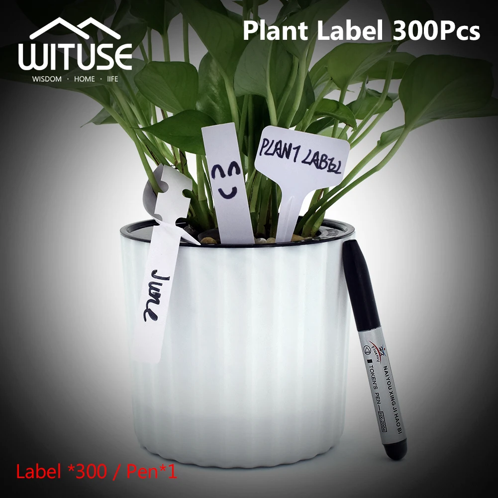 900Pcs/Lot Plastic Plant Tag Marker Gardening Label Marker Plant Flower Nursery Label Tag Thick Tags White Color With A Pen
900Pcs/Lot Plastic Plant Tag Marker Gardening Label Marker Plant Flower Nursery Label Tag Thick Tags White Color With A Pen