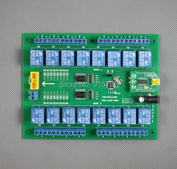 16way relay module board / USB control computer control switch 10A 250VAC / network relay
16way relay module board / USB control computer control switch 10A 250VAC / network relay