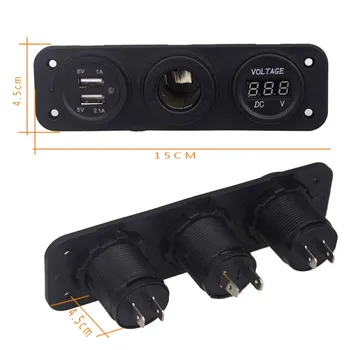 Dual USB Car Charger Waterproof USB Charger with Car Lighter Slot Outlet Accessories Charger Power Adapter Car Electronics
Dual USB Car Charger Waterproof USB Charger with Car Lighter Slot Outlet Accessories Charger Power Adapter Car Electronics