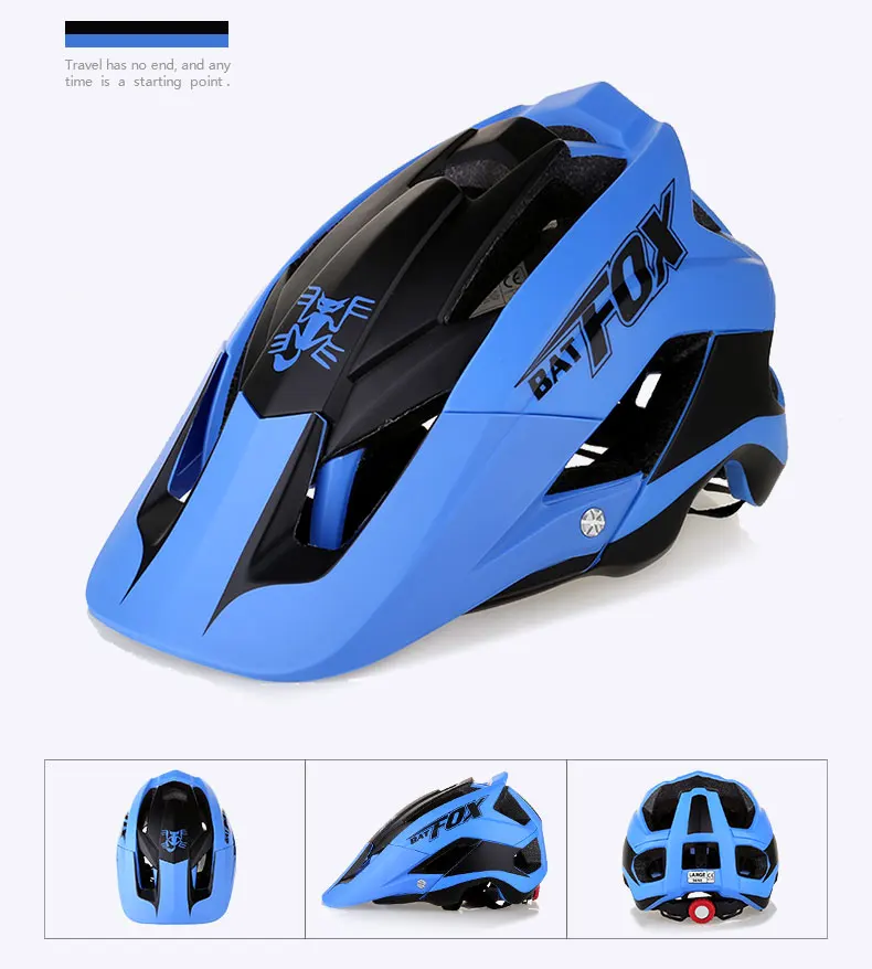 new overall molding MTB Road bike helmet ultra-light bike helmet high quality bike helmet casco ciclismo 7 colour BATFOX DH AM