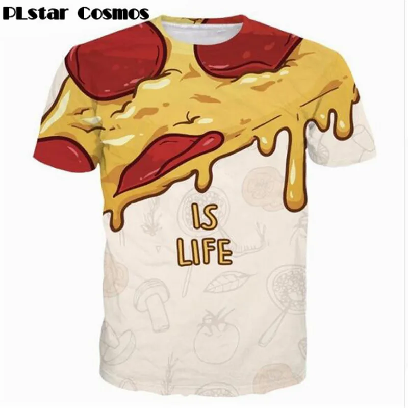 PLstar Cosmos Pizza is Life 3D All Over Print T Shirts Hipster Short Sleeve Summer Street Wear Tee Men Women Drop shipping
PLstar Cosmos Pizza is Life 3D All Over Print T Shirts Hipster Short Sleeve Summer Street Wear Tee Men Women Drop shipping