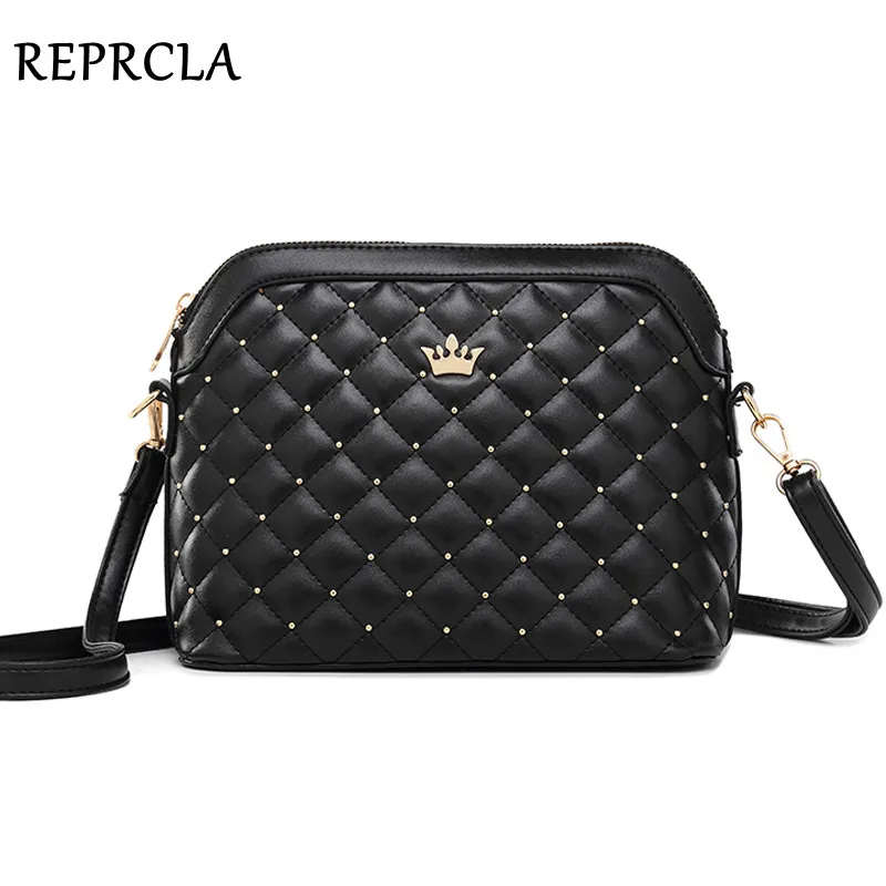 REPRCLA New Rivet Women Messenger Bags Designer PU Leather Handbag Crossbody Bags for Women Shoulder Bag Female Purse
REPRCLA New Rivet Women Messenger Bags Designer PU Leather Handbag Crossbody Bags for Women Shoulder Bag Female Purse