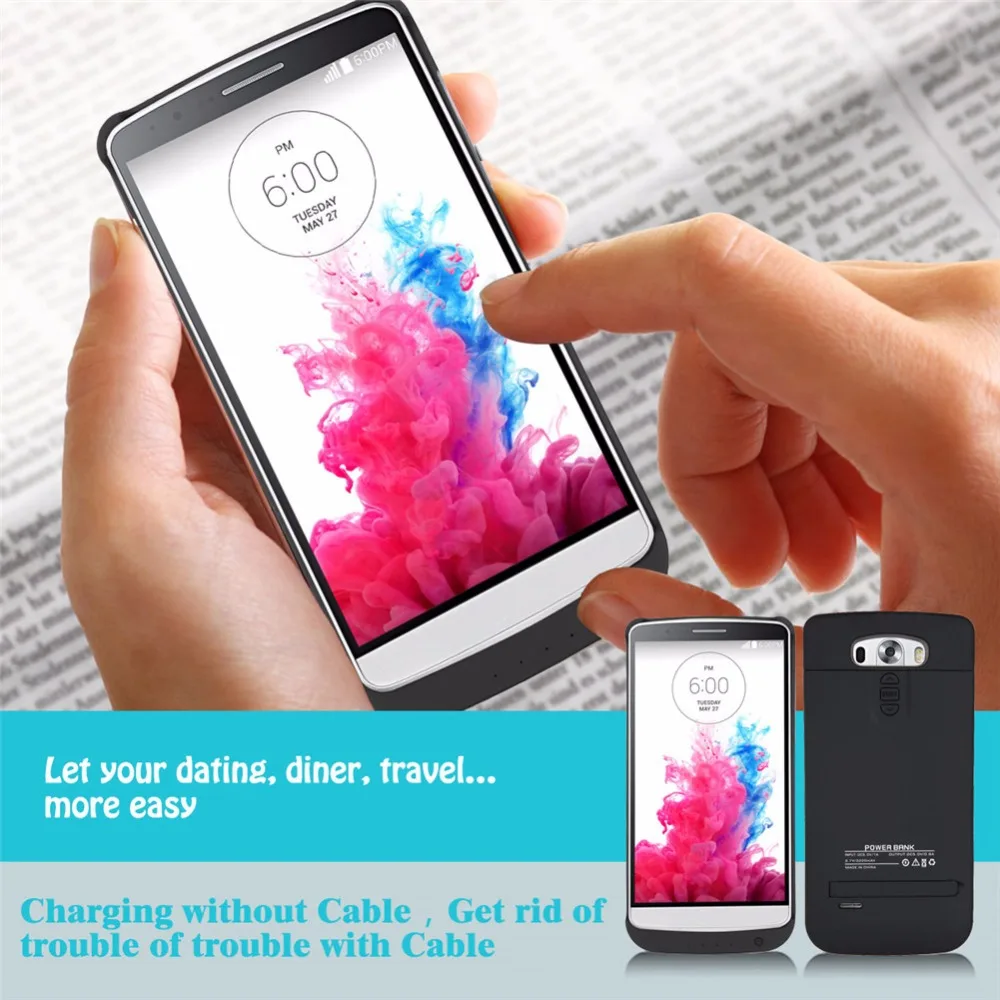 2018 Power Bank Case for LG g4 3800mAh Rechargeable Backup External Battery Charger Power Bank Power Case Cover for LG G4
2018 Power Bank Case for LG g4 3800mAh Rechargeable Backup External Battery Charger Power Bank Power Case Cover for LG G4