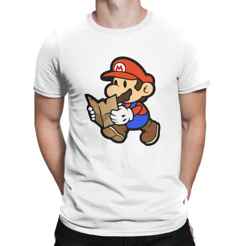Paper Mario Tee Shirt Short Sleeves T Shirts Loose T-Shirts 100% Cotton Mens Popular Round Neck Large Size Funny Classic Game
Paper Mario Tee Shirt Short Sleeves T Shirts Loose T-Shirts 100% Cotton Mens Popular Round Neck Large Size Funny Classic Game