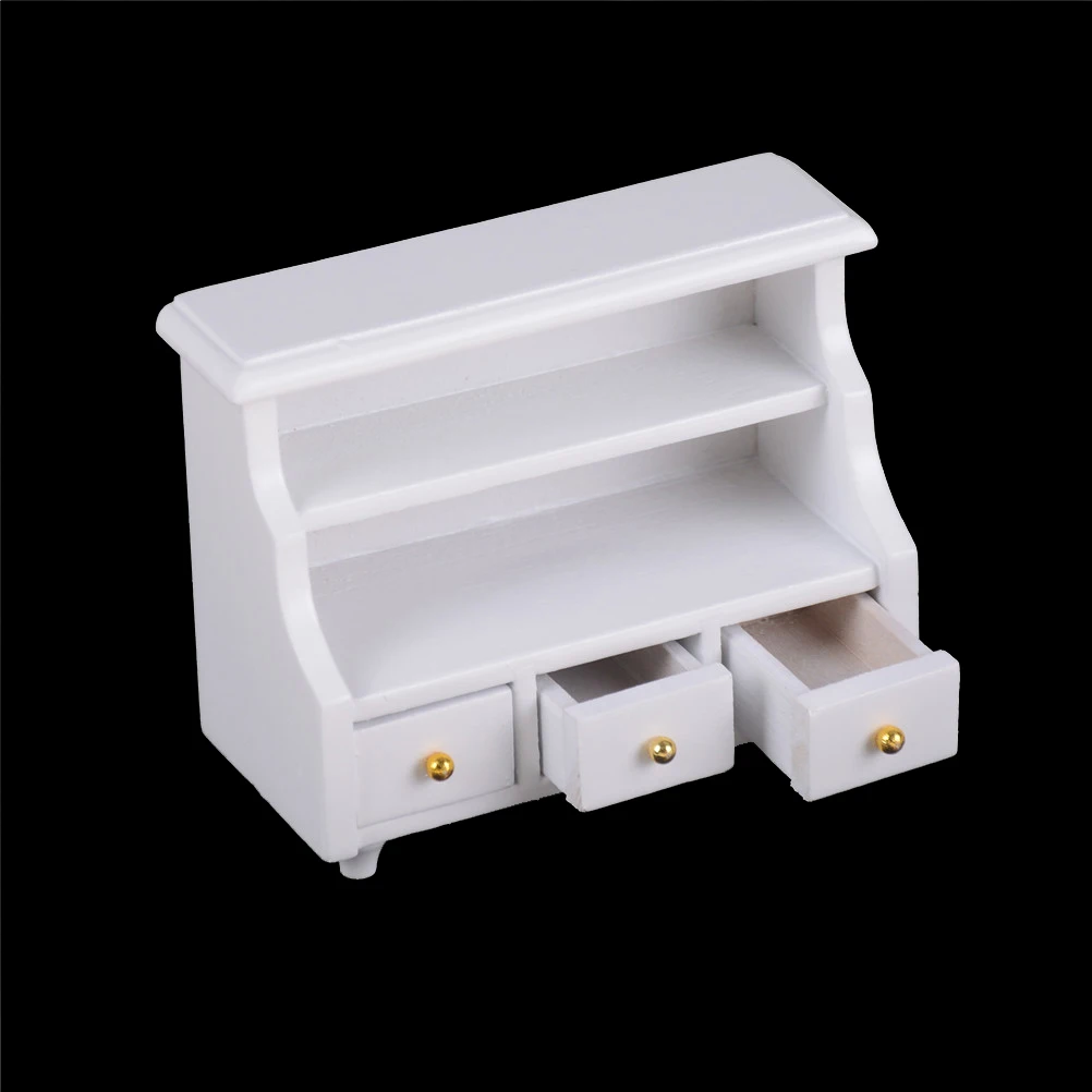 High Quality 1/12 Scale Dollhouse Miniatures Furniture Kitchen Bathroom White Cabinet Chest Cupboard Wooden Toys for Bjd Doll
High Quality 1/12 Scale Dollhouse Miniatures Furniture Kitchen Bathroom White Cabinet Chest Cupboard Wooden Toys for Bjd Doll