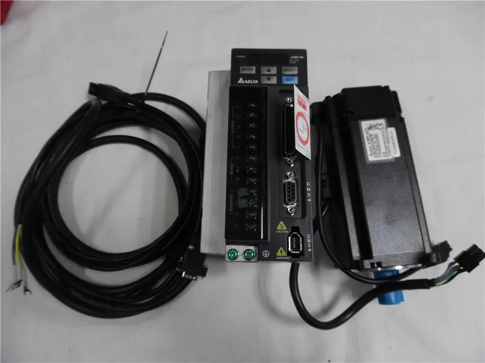 DEL-TA AC Servo Motor 750W 220V 3000rpm 2.39Nm & Motor Driver & 3m Encoder Cable ASD-B2-0721-B+ECMA-C20807SS
DEL-TA AC Servo Motor 750W 220V 3000rpm 2.39Nm & Motor Driver & 3m Encoder Cable ASD-B2-0721-B+ECMA-C20807SS
