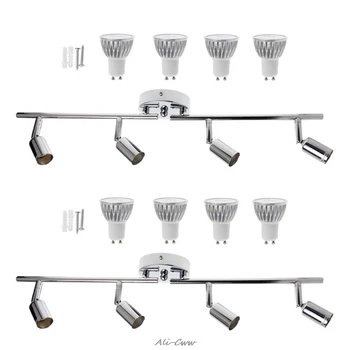 12W Indoor Ceiling Spotlight 4 Lights Modern Decoration Lamps GU10 Rotatable LED ceiling spotlight blends turned and swiveled.
12W Indoor Ceiling Spotlight 4 Lights Modern Decoration Lamps GU10 Rotatable LED ceiling spotlight blends turned and swiveled.