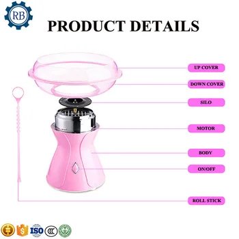 Mini Professional Fruity cotton candy machine Marshmallow machine with ISO certification
Mini Professional Fruity cotton candy machine Marshmallow machine with ISO certification
