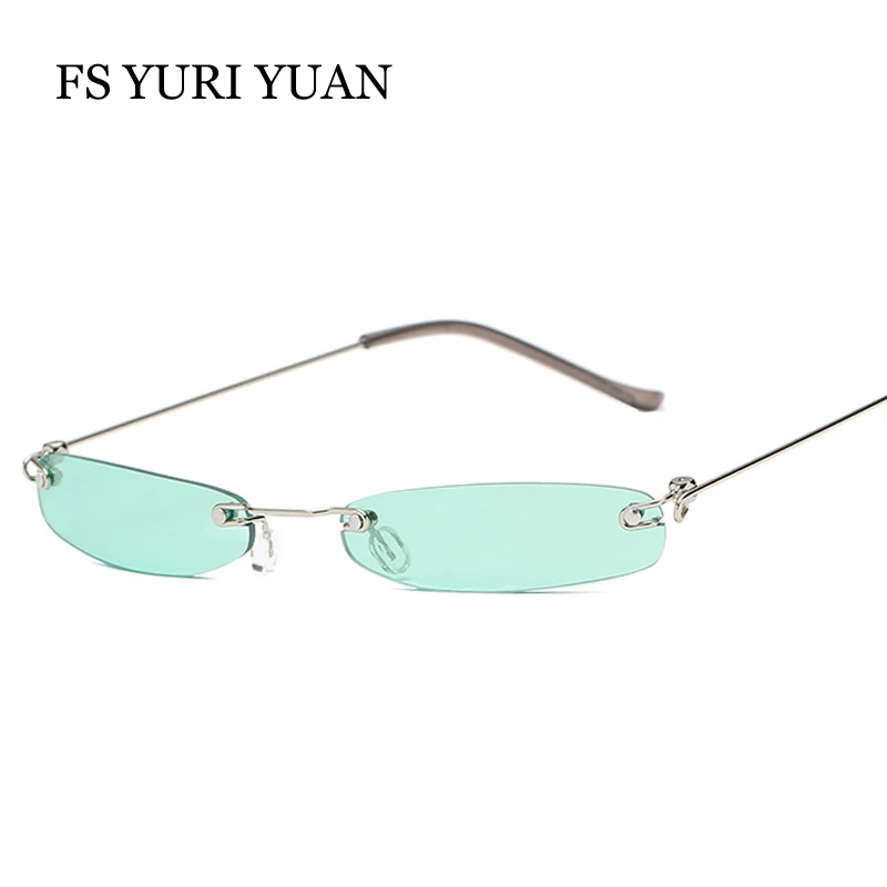 FS YURI YUAN Super Small Size Rimless Rectangle Sunglasses Women Brand Designer 2018 Fashion Men Narrow Glasses Oculos Cheap
FS YURI YUAN Super Small Size Rimless Rectangle Sunglasses Women Brand Designer 2018 Fashion Men Narrow Glasses Oculos Cheap