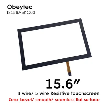 obeycrop 15.6" Resistive touchscreens, 5-Wire touch screen sensor, Flexible customized design, with controller, TS156A5KC03
obeycrop 15.6" Resistive touchscreens, 5-Wire touch screen sensor, Flexible customized design, with controller, TS156A5KC03
