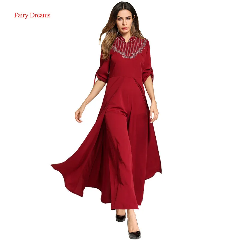 Women Plus Size Clothing 2018 New Style Muslim Dress Pants Long Sleeve Red Kaftan Islamic Dresses Moslim Jurken Fairy Dreams
Women Plus Size Clothing 2018 New Style Muslim Dress Pants Long Sleeve Red Kaftan Islamic Dresses Moslim Jurken Fairy Dreams
