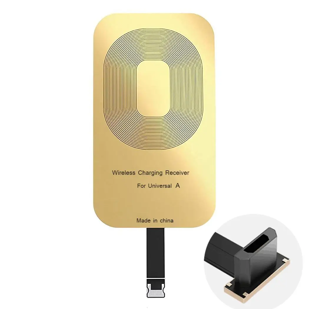 Universal Quick Charge Wireless Qi Charger 5V Receiver For Android Micro USB-A, Micro USB-B, Type-C 800mA 5V
Universal Quick Charge Wireless Qi Charger 5V Receiver For Android Micro USB-A, Micro USB-B, Type-C 800mA 5V