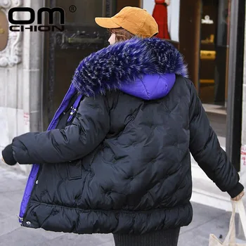 OMCHION 2019 Autumn Winter Coat Women Thick Cotton Jacket Fake Fur Collar Hooded Long Sleeve Overcoat Outwear Parka LJK43
OMCHION 2019 Autumn Winter Coat Women Thick Cotton Jacket Fake Fur Collar Hooded Long Sleeve Overcoat Outwear Parka LJK43