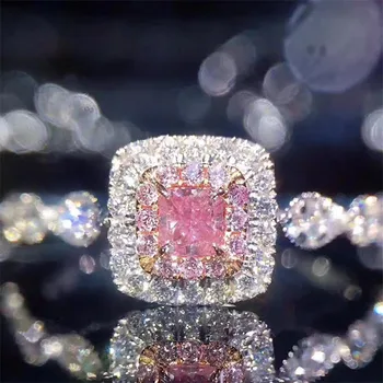 Rings For Women S925 Sterling Silver Fine Jewelry Pink Rectangle Shape Stone Bridal Wedding Jewelry Engagement Ring Accessories
Rings For Women S925 Sterling Silver Fine Jewelry Pink Rectangle Shape Stone Bridal Wedding Jewelry Engagement Ring Accessories