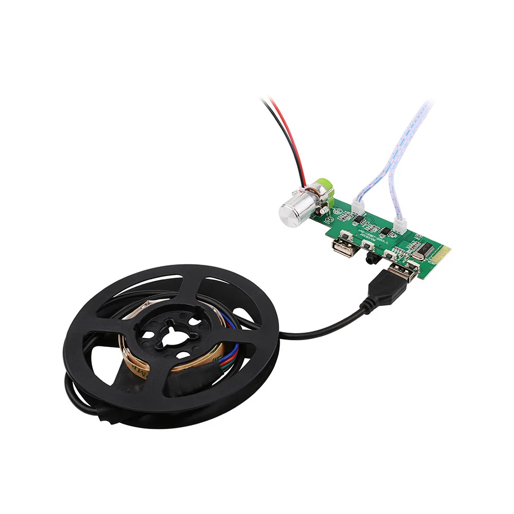 Усилитель мощности AIYIMA с Bluetooth 5 В Вт + RGB ламповый контроллер модуль усилителя