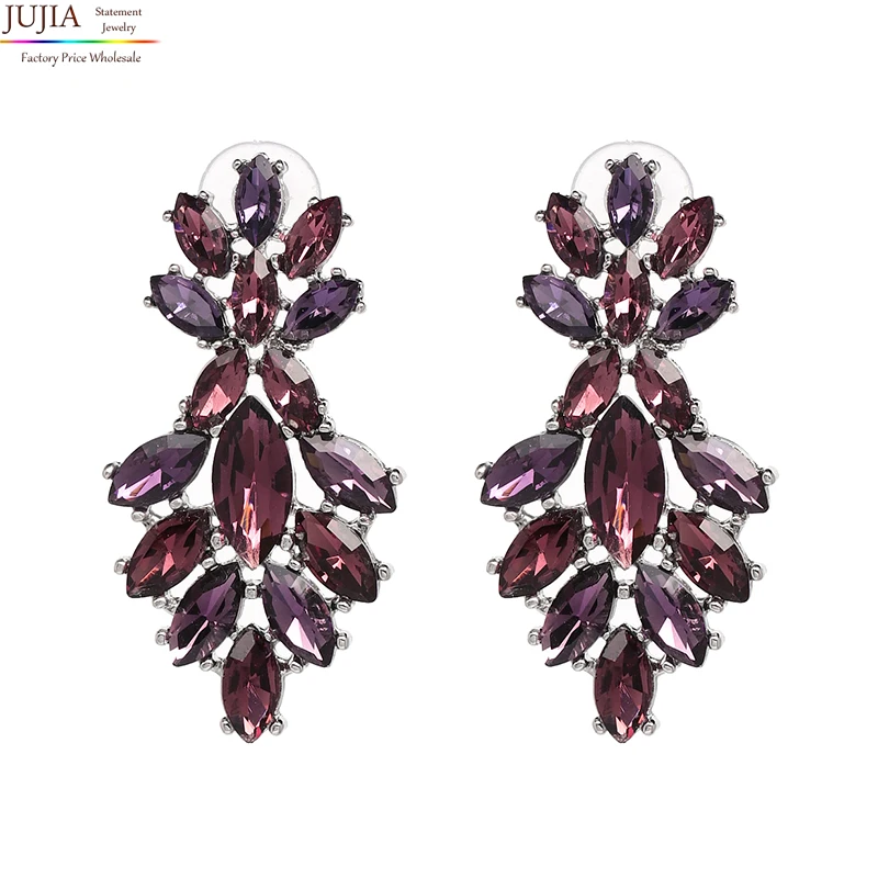JUJIA statement earrings wholesale women statement Earrings for women party crystal stud earring
JUJIA statement earrings wholesale women statement Earrings for women party crystal stud earring