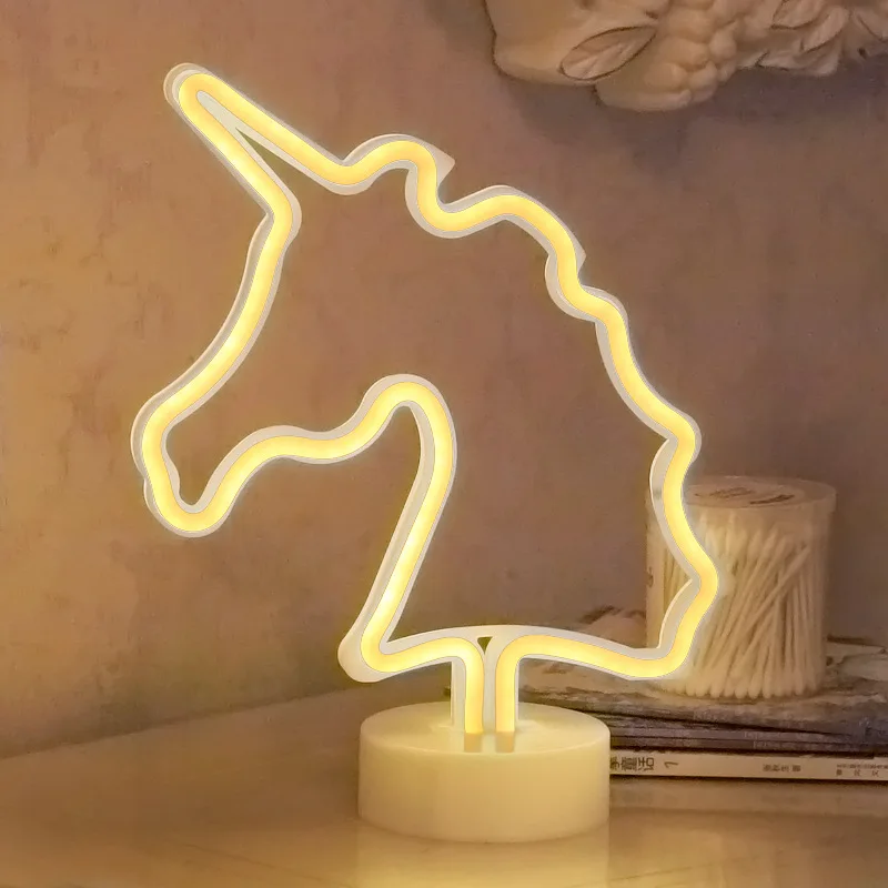 Flamingo LED Neon Light Unicorn Party Neon Strip Night Light AA Battery Table Lamp Holiday Gift For Kids Bedroom Decoration
Flamingo LED Neon Light Unicorn Party Neon Strip Night Light AA Battery Table Lamp Holiday Gift For Kids Bedroom Decoration
