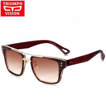 TRIUMPH VISION Driving Square Designer Male Sunglasses Unisex Gradien Lens Lunette Oculos Luxury Brand Sun Glasses For Men
TRIUMPH VISION Driving Square Designer Male Sunglasses Unisex Gradien Lens Lunette Oculos Luxury Brand Sun Glasses For Men