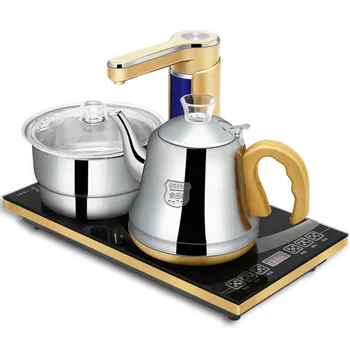 

Electric kettle automatic upper electric tea set stainless steel Anti-dry Protection Overheat Protection